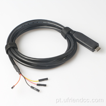 Cabo do Console USB-C Tipo C para RJ45 Cabo Serrial